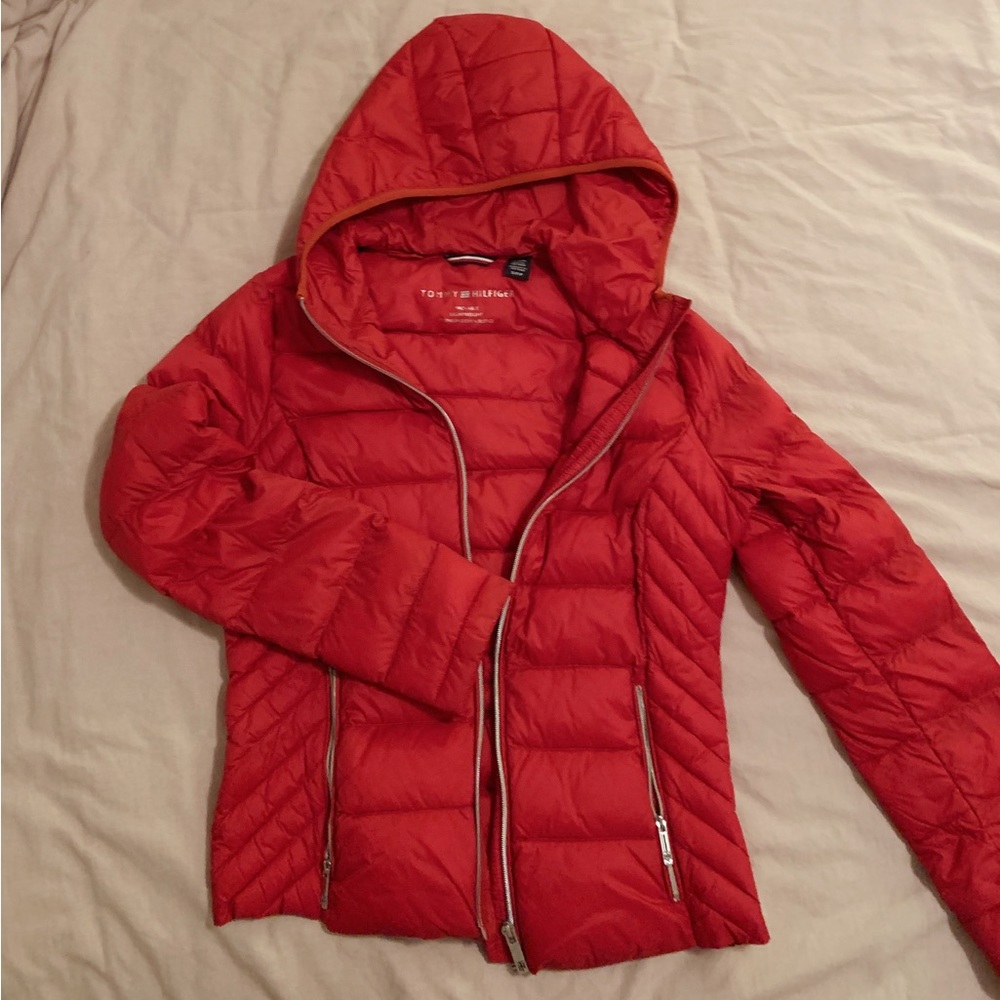 Tommy Hilfiger puffer jacket.